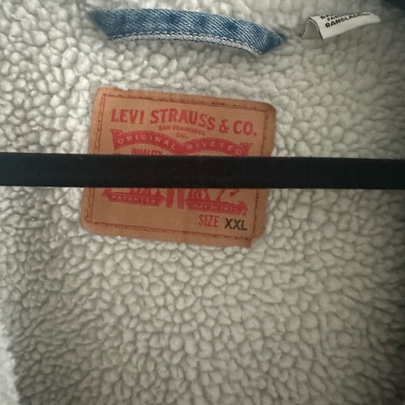 Levi's men's denim number jacket xxl 2xl - Picture 2 of 5